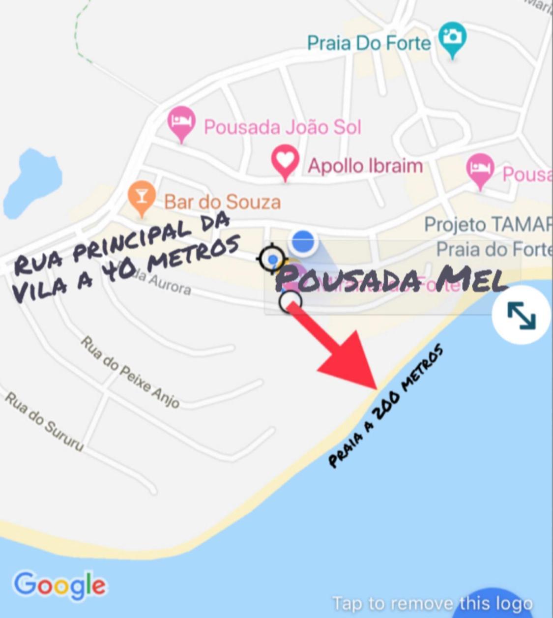 Pousada Mel Praia do Forte Exterior foto